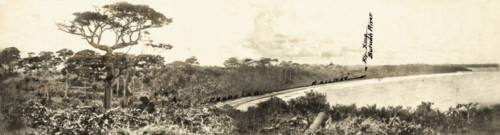 View from Ruins of Takoradi Fort looking Northward over Takoradi small bay and route..., 1920. Creator: Unknown.