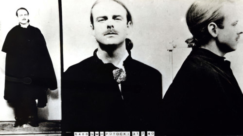 A police photograph of Geoffrey Wladislas Vaile Potocki de Montalk, c1932. Creator: Unknown.