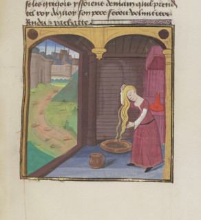 Miniature from Roman de Troie en prose (Français 254) , 1467. Creator: Anonymous master.