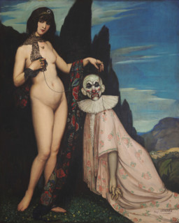 The Woman and the Puppet (La mujer y el pelele), 1909. Creator: Zárraga y Argüelles, Ángel (1886-1946).