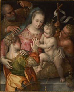 The Mystical Marriage of Saint Catherine, c1550-1560. Creator: Fontana, Prospero (1512-1597).