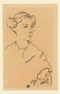 Lilly Steiner, 1918. Creator: Schiele, Egon (1890-1918).