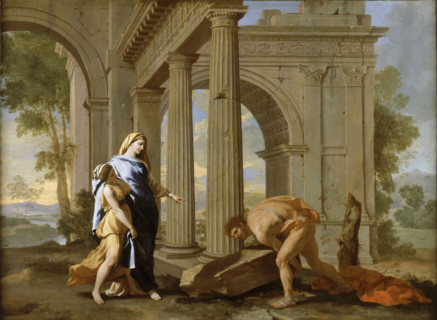 Theseus Finding the Sword and the Shoes of his Father, c1638. Creator: Lemaire, Jean (1598-1659).