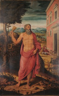 Saint Lazarus, 1569-1570. Creator: Roselli, Niccolò (active 1556-1580).