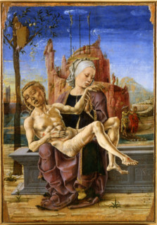 Pietà, c1460. Creator: Tura, Cosimo (before 1431-1495).
