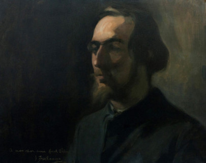Portrait of Erik Satie (1866-1925), 1893-1894. Creator: Zuloaga y Zabaleto, Ignacio (1870-1945).