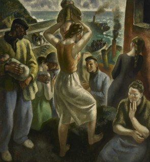 The Exodus. Triptych of War, central panel, 1937-1938. Creator: Arteta, Aurelio (1879-1940).