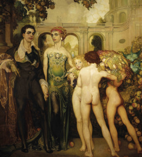Epitalamio o Las bodas del príncipe Néstor (Epithalamium or The Marriage of Prince Néstor), 1909. Creator: Néstor, (Néstor Martín-Fernández de la Torre) (1887-1938).