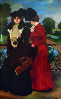 Parisians (In Saint-Cloud), 1900. Creator: Zuloaga y Zabaleto, Ignacio (1870-1945).