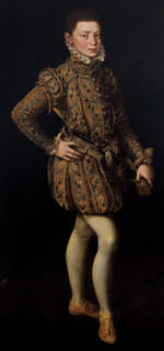 Portrait of John of Austria (Juan de Austria) (1547-1578) at the age of fourteen, 1561. Creator: Sánchez Coello, Alonso (1531-1588).