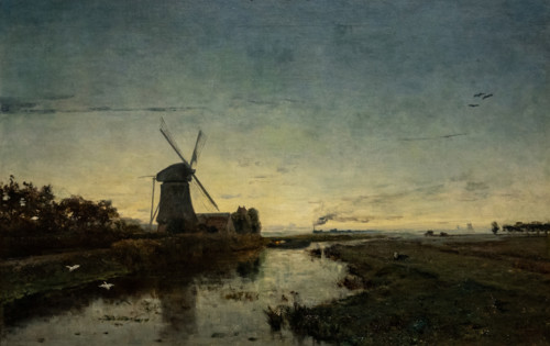 Dawn. View near Amsterdam, 1878. Creator: Gabriël, Paul Joseph Constantin (1828-1903).