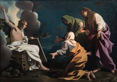 The Three Marys at the Sepulchre, c1614. Creator: Schedone (Schidone), Bartolomeo (1570-1615).
