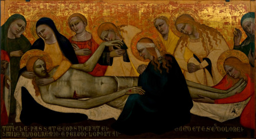 The Lamentation over the Dead Christ, First Half of 14th cen.. Creator: Niccolò di Tommaso (active 1339-1376).