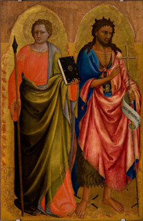 Saint Thomas and Saint John the Baptist, First third of the 15th cen.. Creator: Bicci di Lorenzo (1373-1452).