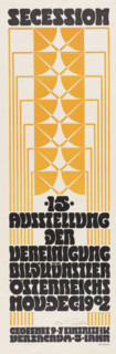 Secession. 15th Exhibition of the Association of Visual Artists of Austria, 1902. Creator: Böhm, Adolf Michael (1861-1927).
