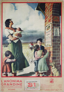 Assicurazioni Generali S.p.A., 1936. Creator: Boccasile, Gino (1901-1952).