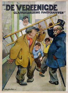 De Vereenigde Glasverzekering, 1921. Creator: Sluiter, Jan Willem (1873-1949).