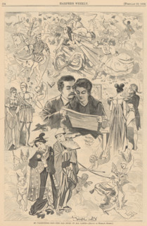 Saint Valentine's Day - The Old Story in All Lands. From "Harper's Weekly", 22 February 1868, 1868. Creator: Homer, Winslow (1836-1910).