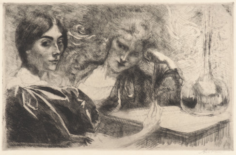 The Morphine Addicts (Morphinomanes), 1887. Creator: Besnard, Paul-Albert (1849-1934).