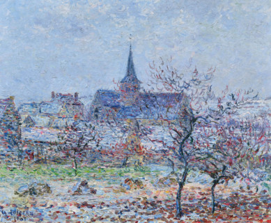 L'église de Bennecourt, 1901. Creator: Loiseau, Gustave (1865-1935).