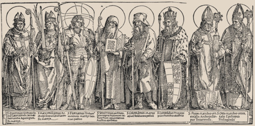 The Patron Saints of Austria, c1515. Creator: Dürer, Albrecht (1471-1528).