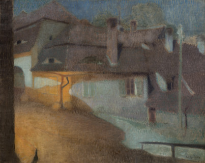 Village in the fog. Creator: Quittner, Rudolf (1872-1910).