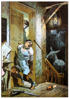 Illustration for "The Wishing-Table, the Gold-Ass, and the Cudgel in the Sack" by Brothers..., c1899 Creator: Zick, Alexander (1845-1907).