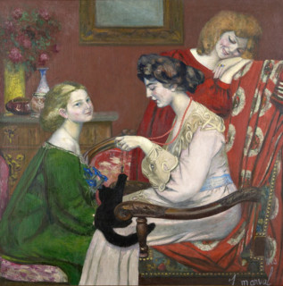 Les Coquettes, 1903. Creator: Marval, Jacqueline (1866-1932).