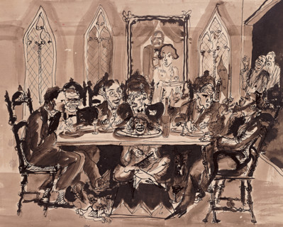 Before the main course, c1930. Creator: Lohse-Wächtler, Elfriede (1899-1940).