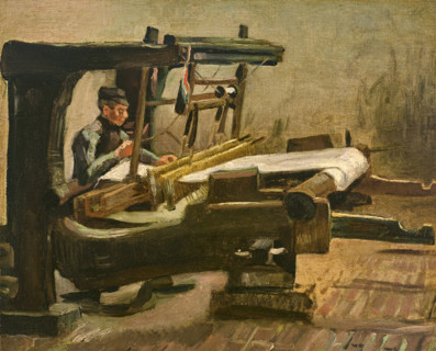 Weaver Facing Right, 1884. Creator: Gogh, Vincent, van (1853-1890).