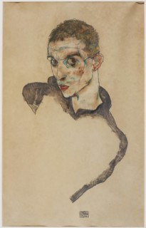 Self-portrait, 1914. Creator: Schiele, Egon (1890-1918).