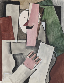 Soldier With A Mustache, 1918. Creator: La Fresnaye, Roger de (1885-1925).