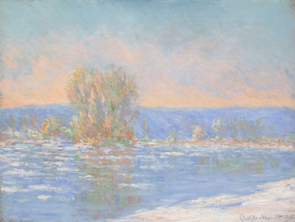 Ice drift, Bennecourt , 1893. Creator: Monet, Claude (1840-1926).