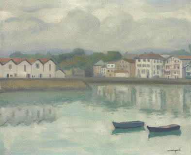 Port de Ciboure, Saint-Jean-de-Luz, 1927. Creator: Marquet, Pierre-Albert (1875-1947).