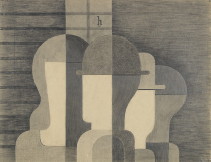 Group, 1931. Creator: Hoerle, Heinrich (1895-1936).