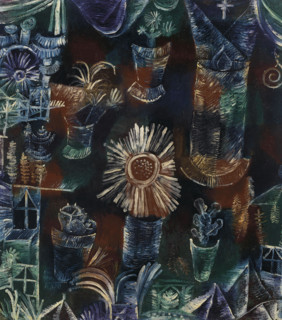 Still life with the thistle blossom, 1919. Creator: Klee, Paul (1879-1940).