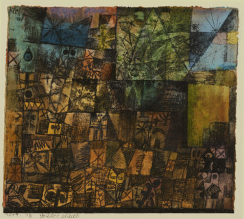 Gräberstadt (City of Tombs), 1914. Creator: Klee, Paul (1879-1940).