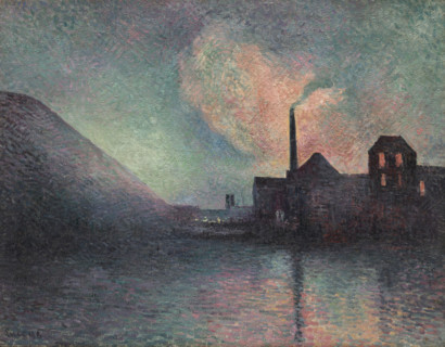 Couillet, The Night, 1896. Creator: Luce, Maximilien (1858-1941).