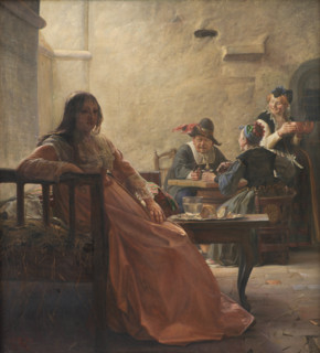 Leonora Christina in prison , 1870. Creator: Zahrtmann, Kristian (1843-1917).