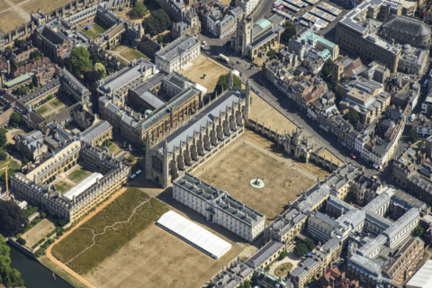 King's College Chapel, Cambridge, Cambridgeshire, 2025. Creator: Damian Grady.