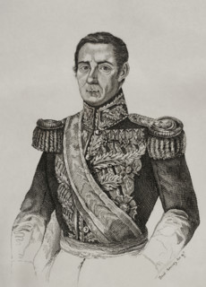 Jerónimo Valdés y Sierra (1784-1855), 1st count of Torata and count of Villarin, 1845. Creator: Jose Gomez.