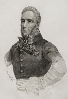 Portrait of Francisco Espoz y Mina (1781-1836), Spanish military, 1845.  Creator: Jose Gomez.