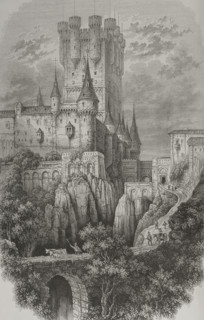 The Alcazar, Segovia, Spain, 1856. Creator: Wiesener.