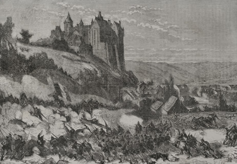 Franco-Prussian War (1870-1871): Defence of Châteaudun, 1870 (1871).  Creator: Unknown.