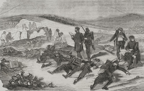Franco-Prussian War (1870-1871): Battle of Sedan (1-2 September 1870), 1871.  Creator: Unknown.