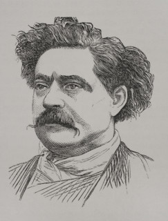 Portrait of Frédéric Cournet, French journalist who worked for the newspaper "Le Réveil", 1871.  Creator: Unknown.