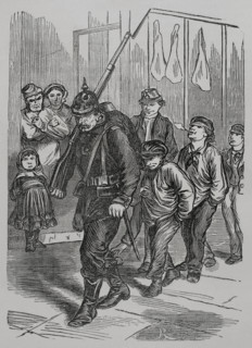 Franco-Prussian War (1870-1871): The last German in Paris, 1871. Creator: Unknown.