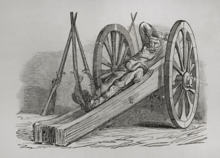 Communard - Gunner resting, Paris Commune, France, 1871.  Creator: Unknown.