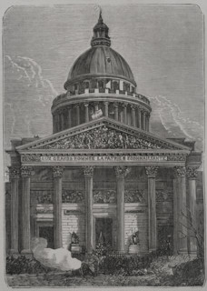 Defence of the Panthéon barricade, Paris Commune, France, 1871.  Creator: Unknown.