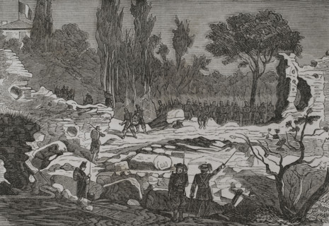 Capture of Rome, Unification of Italy, 1871. Creator: Unknown.